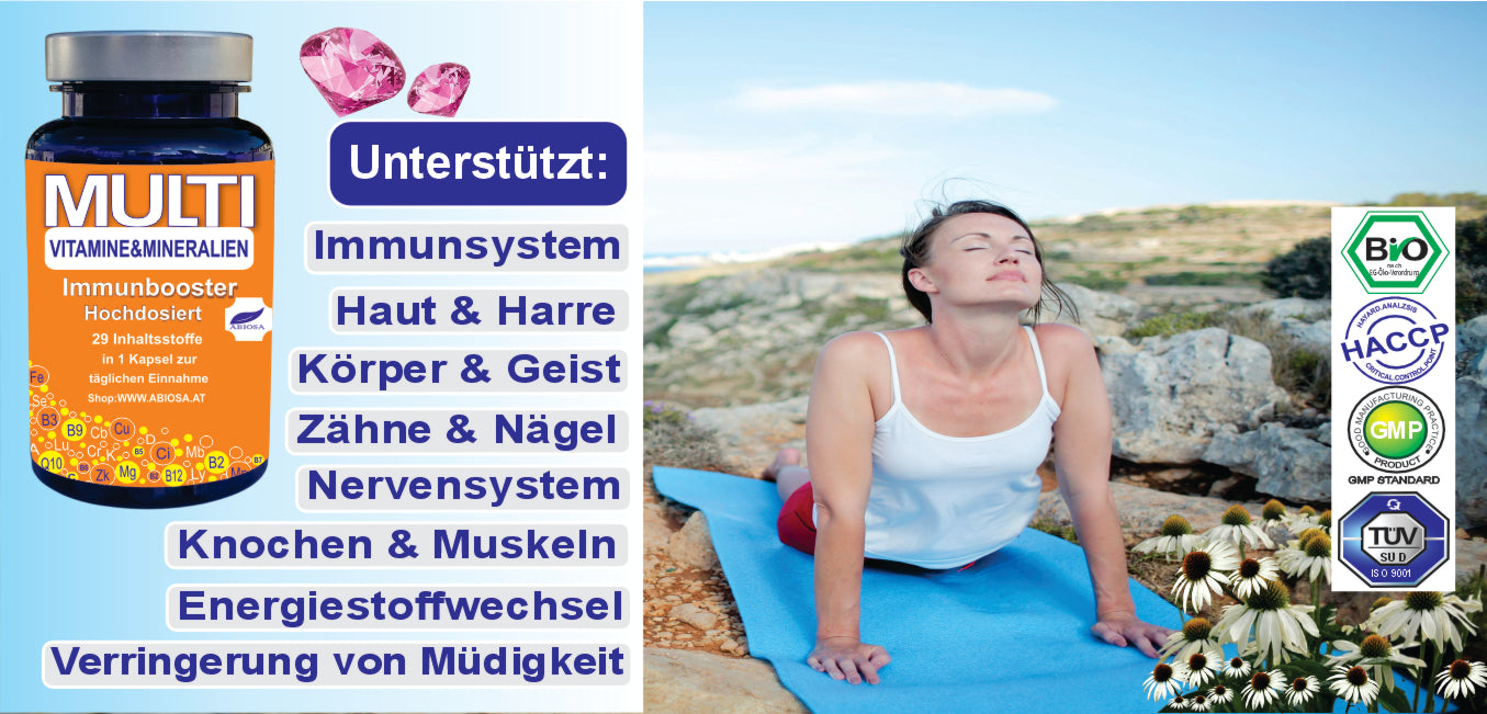Multivitamin und Mineralien Booster hochdosiert  Immun Komplex