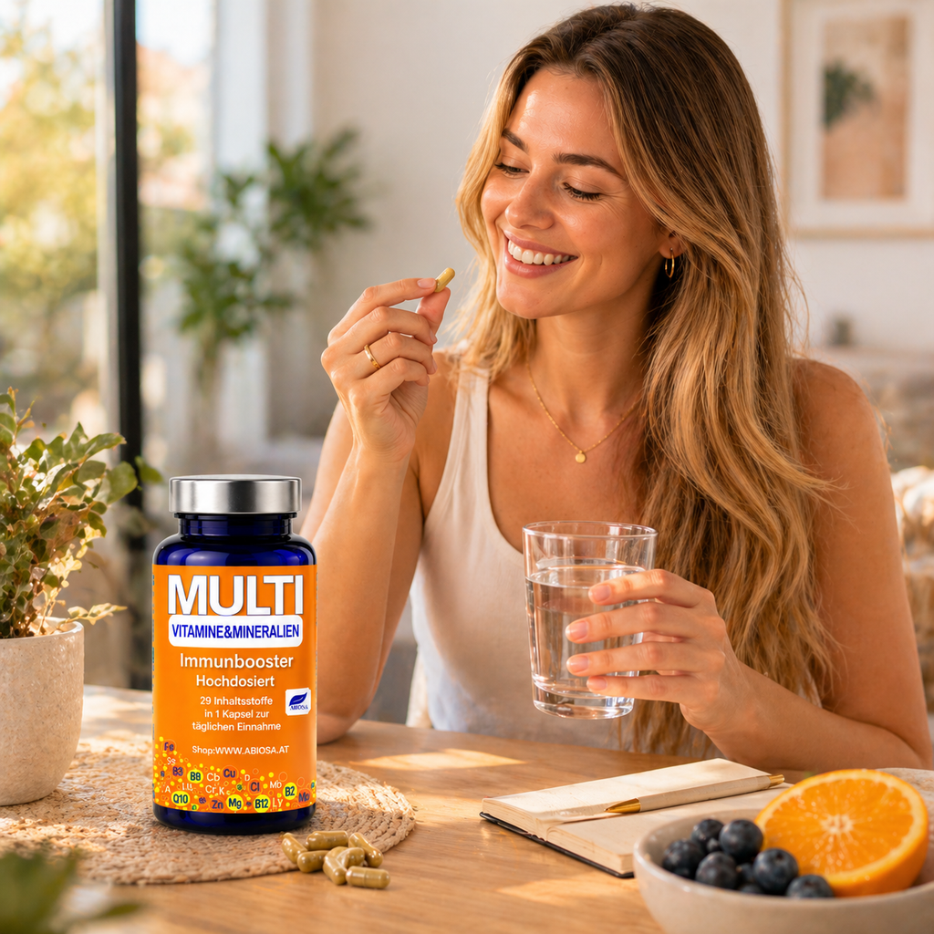 Multivitamin und Mineralien Booster hochdosiert  Immun Komplex